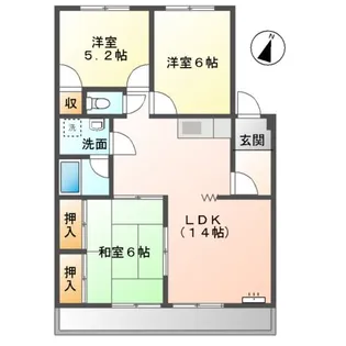 ロイヤルハイム【2階】の間取り
