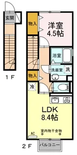 セレーノ【2階】の間取り