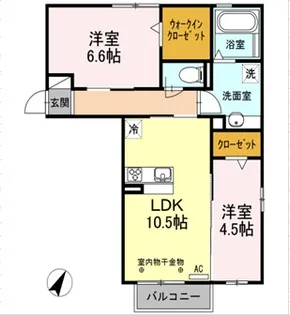 アンダー フォレスト Ⅳ【1階】の間取り
