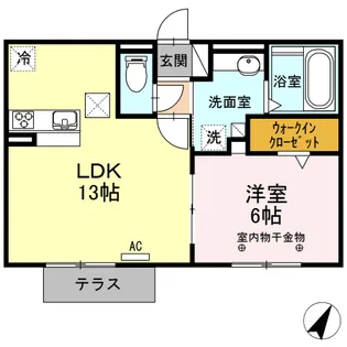 アンダー フォレスト Ⅳ【1階】の間取り