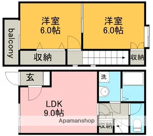ES A【1階】の間取り