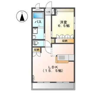 エルシオン【2階】の間取り