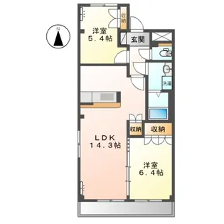 エルシオン【2階】の間取り