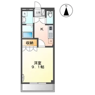 エンゼルグリーンパレス【2階】の間取り