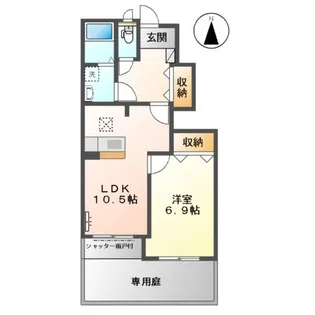 プチ ヴィラージュⅡ【1階】の間取り