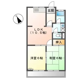 ロイヤルガーデンK【2階】の間取り