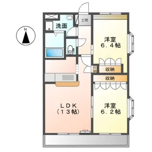 メゾン・ド・リバティ【2階】の間取り
