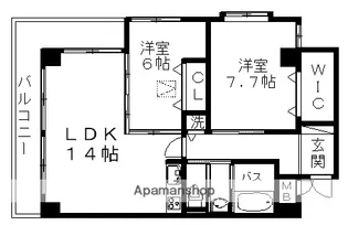 AZ BEANS【4階】の間取り