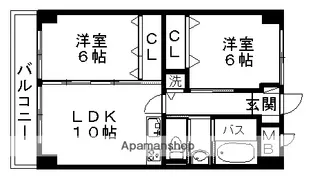 AZ BEANS【5階】の間取り