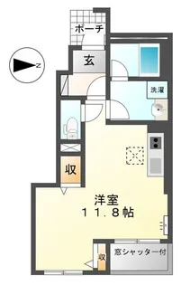 ロベリアチャコ【1階】の間取り