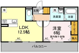 アンダー フォレスト【2階】の間取り