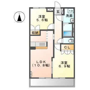 ジュエル【2階】の間取り