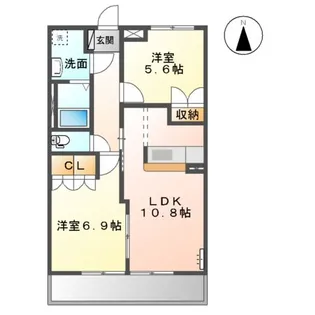 ジュエル【2階】の間取り
