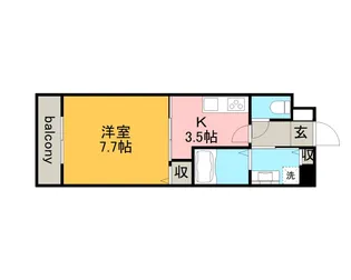 エスペランサ真清田【2階】の間取り