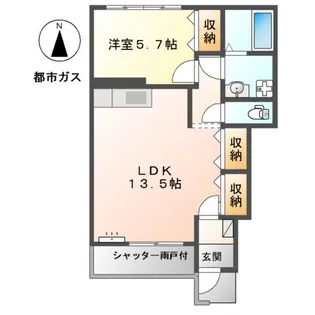 グランド ソレーユ【1階】の間取り