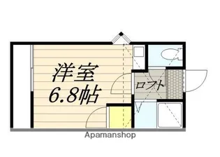 イーストコート出町前A棟【204号室】の間取り