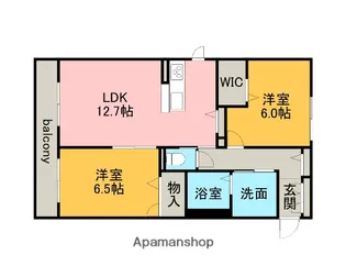 THE PARK RESIDENCE 138【2階】の間取り