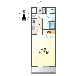 ブライトA【2階】の間取り