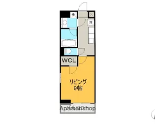 ルミナスパレス一宮駅西【8階】の間取り