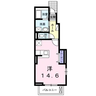 フィオーレ【1階】の間取り