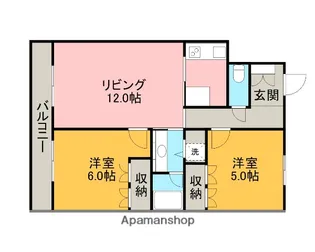 コンテッサトーレ【3階】の間取り