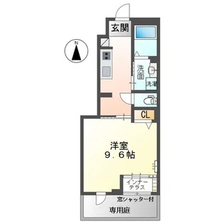 フォルトナ【1階】の間取り