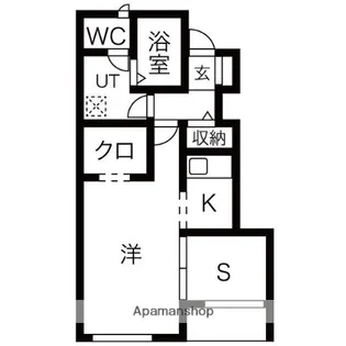 緑風荘【1階】の間取り