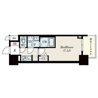SーRESIDENCE一宮駅前【6階】の間取り