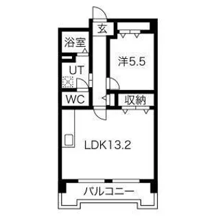 レジデンス野村【606号室】の間取り