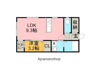 PRECIOUS ICHINOMIYA【3階】の間取り