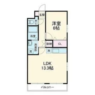 プランドール【1階】の間取り