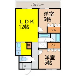 コンテッサトーレ【2階】の間取り