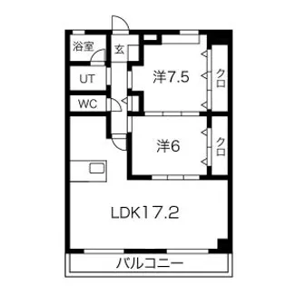 グレース篠木V(住居)【3階】の間取り
