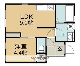 リーブルファイン今伊勢町 2号棟【1階】の間取り