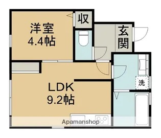 リーブルファイン今伊勢町 2号棟【1階】の間取り
