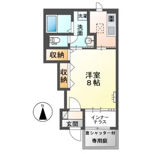 メゾン桜【1階】の間取り