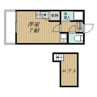 イーストコート出町前C棟【202号室】の間取り