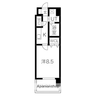 ICHINOMIYA RISE【13階】の間取り