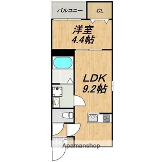 LECOCON一宮Ⅳ【2階】の間取り