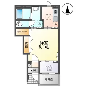 パリスM【1階】の間取り