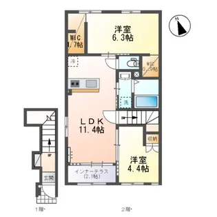 リコリス【2階】の間取り