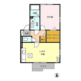 エスポワール B【103号室】の間取り