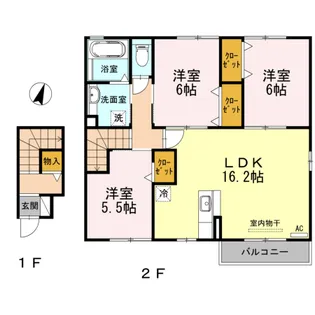 セジュールHT【2階】の間取り