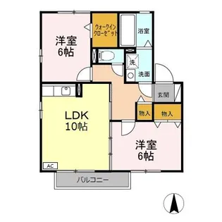 アリエル【2階】の間取り