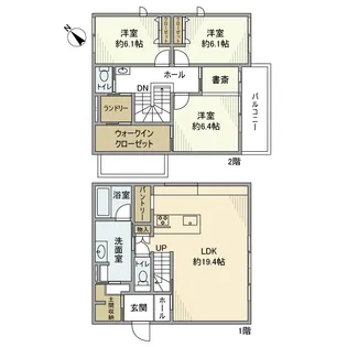 愛知県一宮市大浜2丁目【一戸建】の間取り