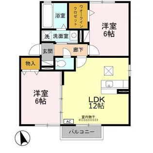 グランモア 神戸 B【1階】の間取り