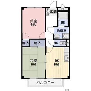 サープラスⅡ 東三本松【2階】の間取り