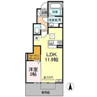 ルピナス【1階】の間取り