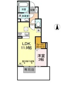 ルピナス【1階】の間取り