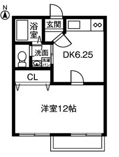 コーポ協和【1階】の間取り